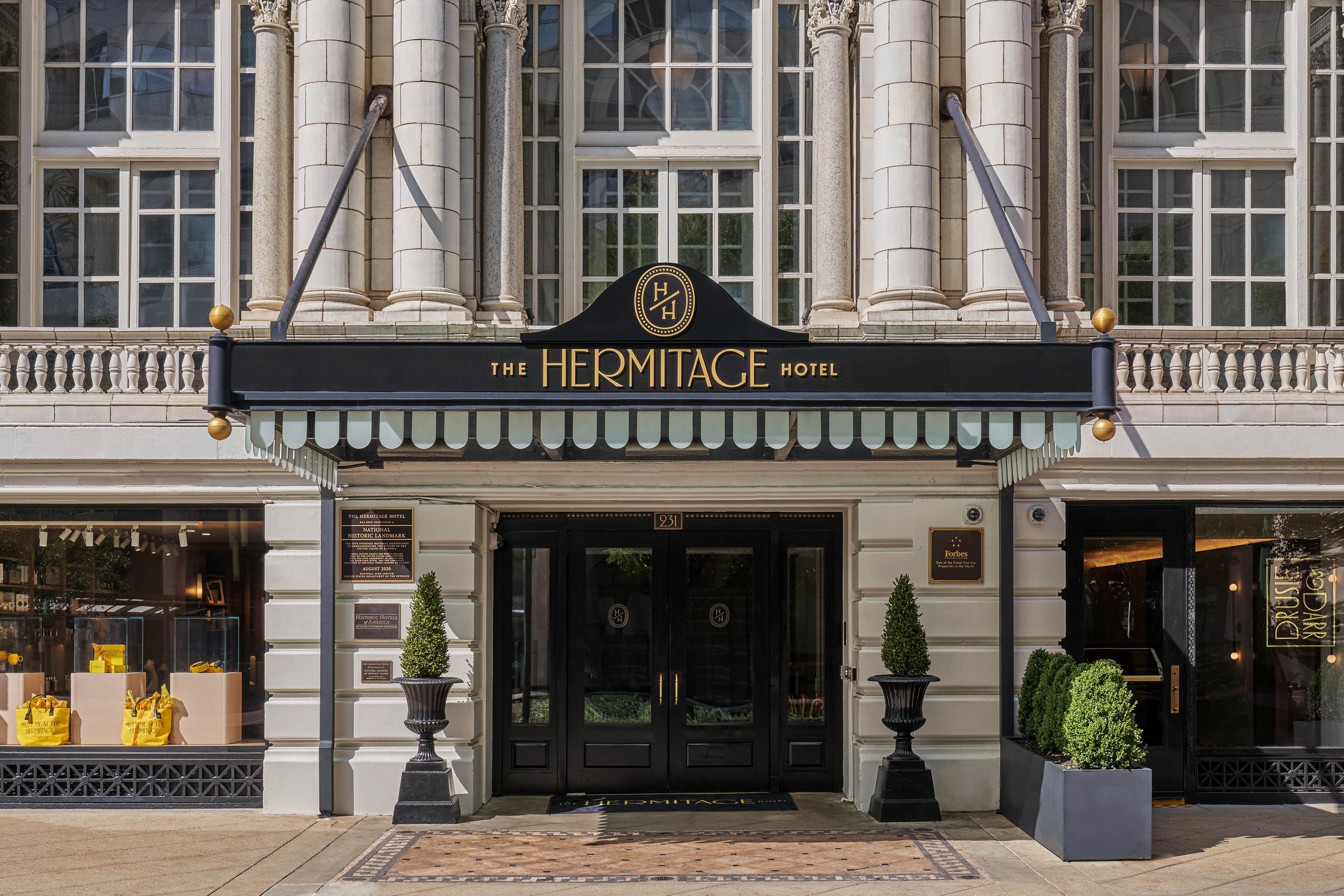 The Hermitage Hotel Facade