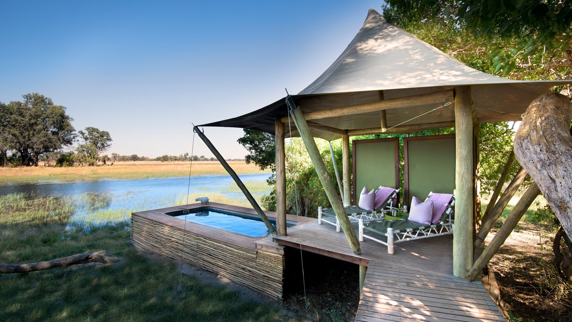 andBeyond Xaranna Okavango Delta Camp, in Okavango Delta, Botswana