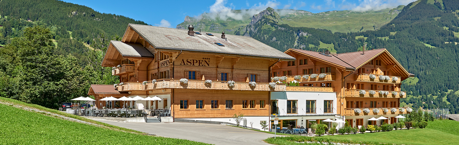 ASPEN alpin lifestyle Hotel exterior by the Alps