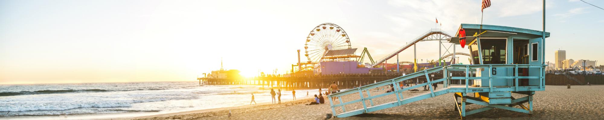 california santa monica pier