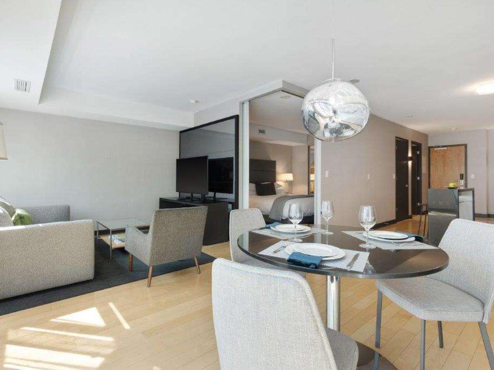 One Bedroom Suite Living area