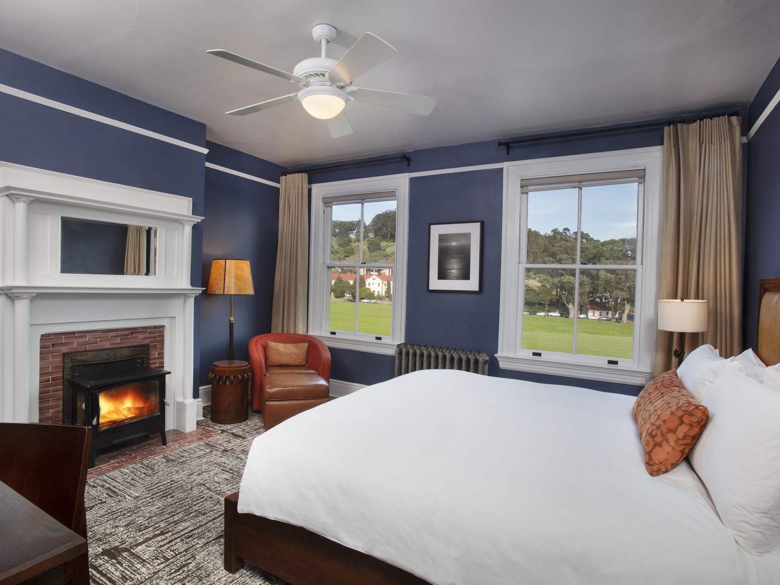 Historic Room Accommodation with Fireplace