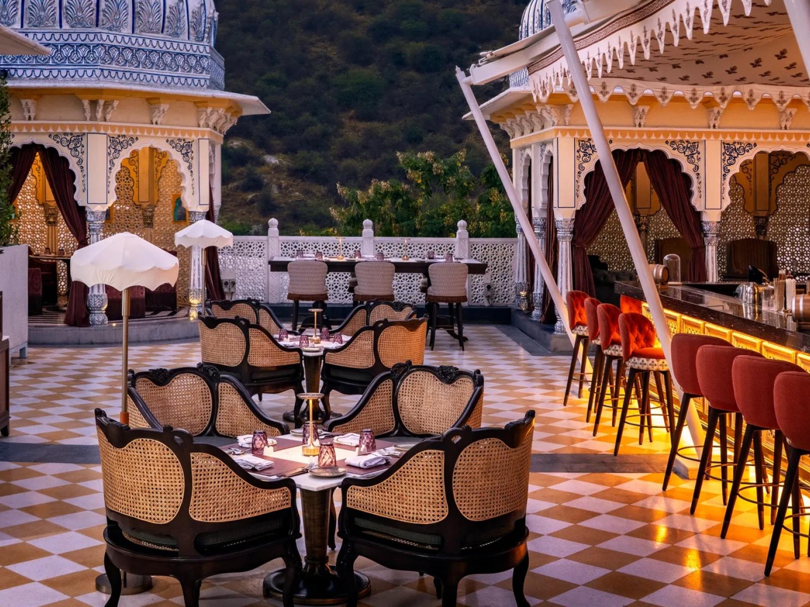 The Amber Terrace Restaurant | The Leela Palace Jaipur