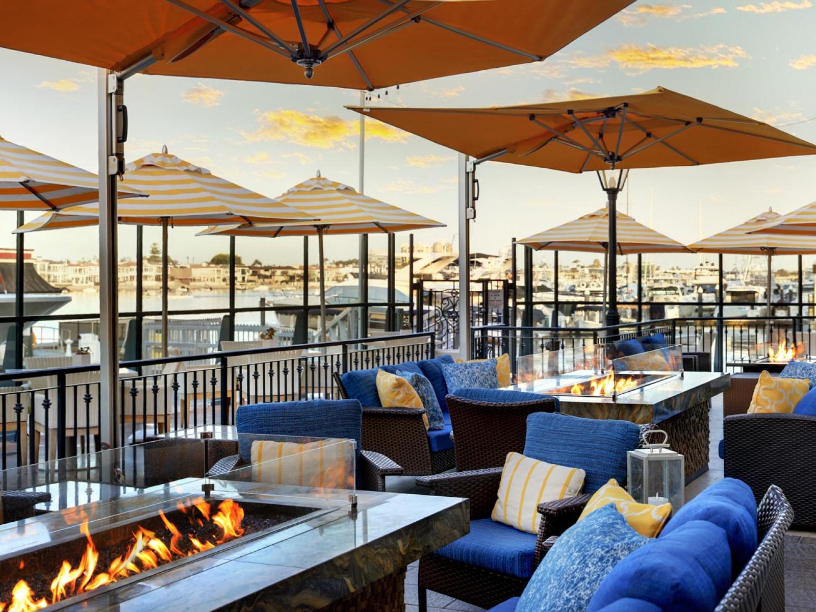 Balboa Bay Resort Patio Dining