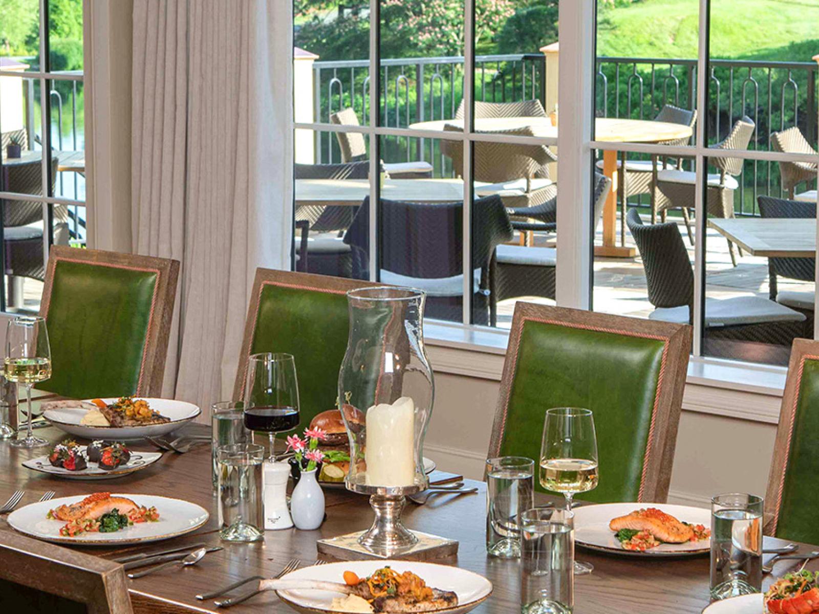 Boar’s Head Resort Indoor Outdoor Dining