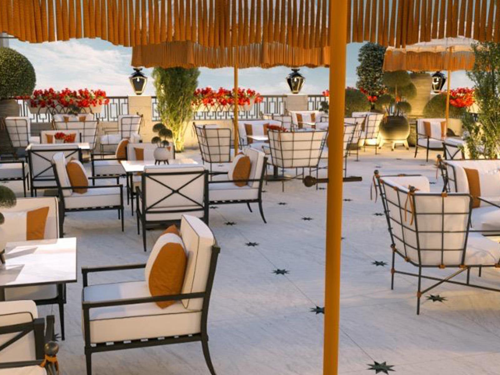 Gran Hotel Claridge Granada Outdoor Terrace Dining