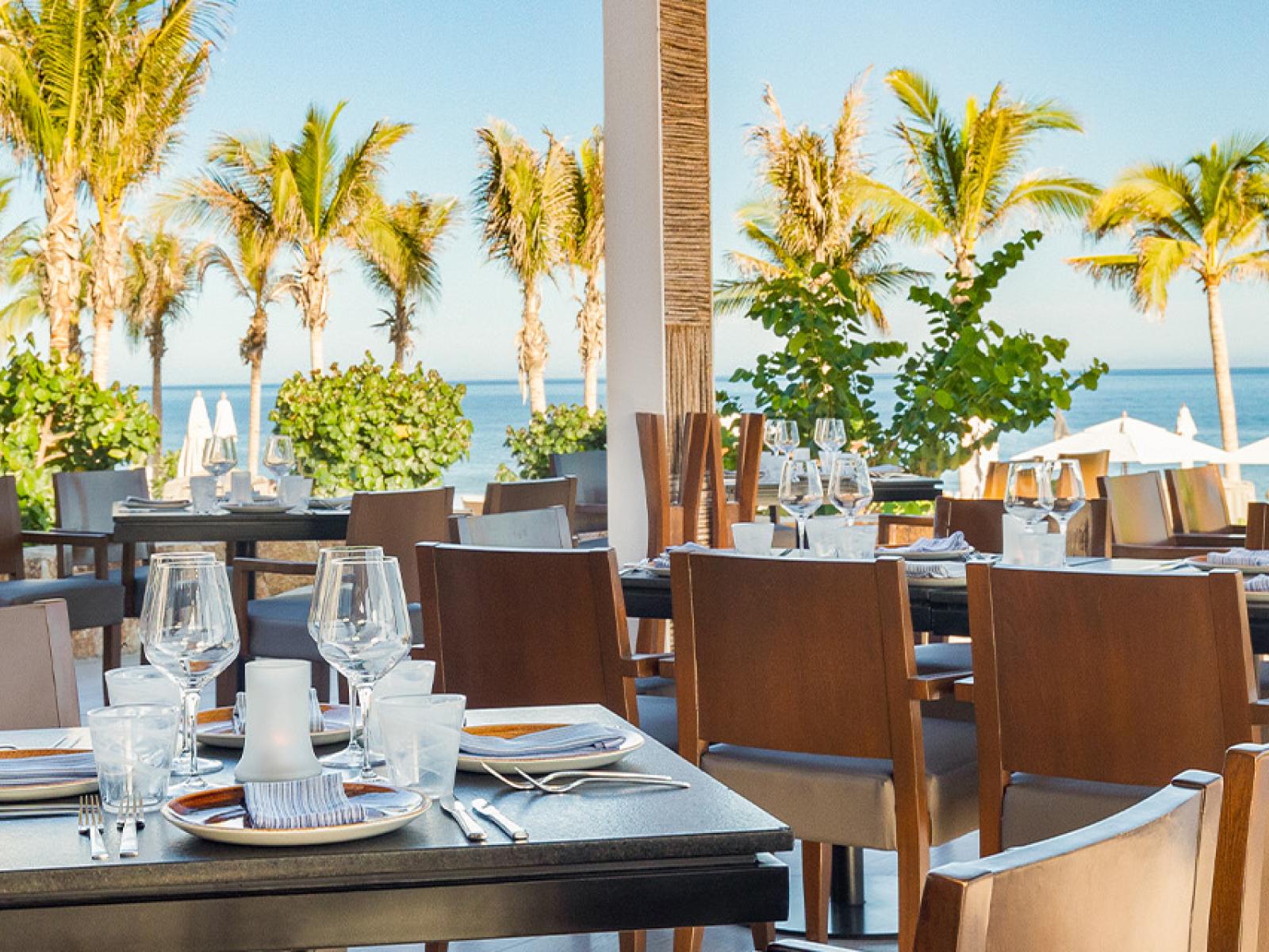 Villa La Valencia Beach Resort & Spa Los Cabos Terrace Dining with Sea Views
