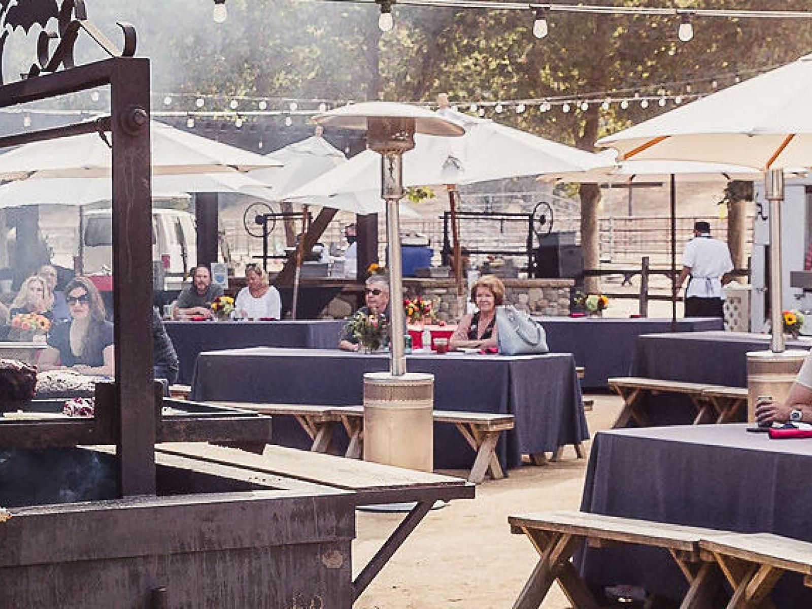 Alisal Ranch BBQ Dining Section 