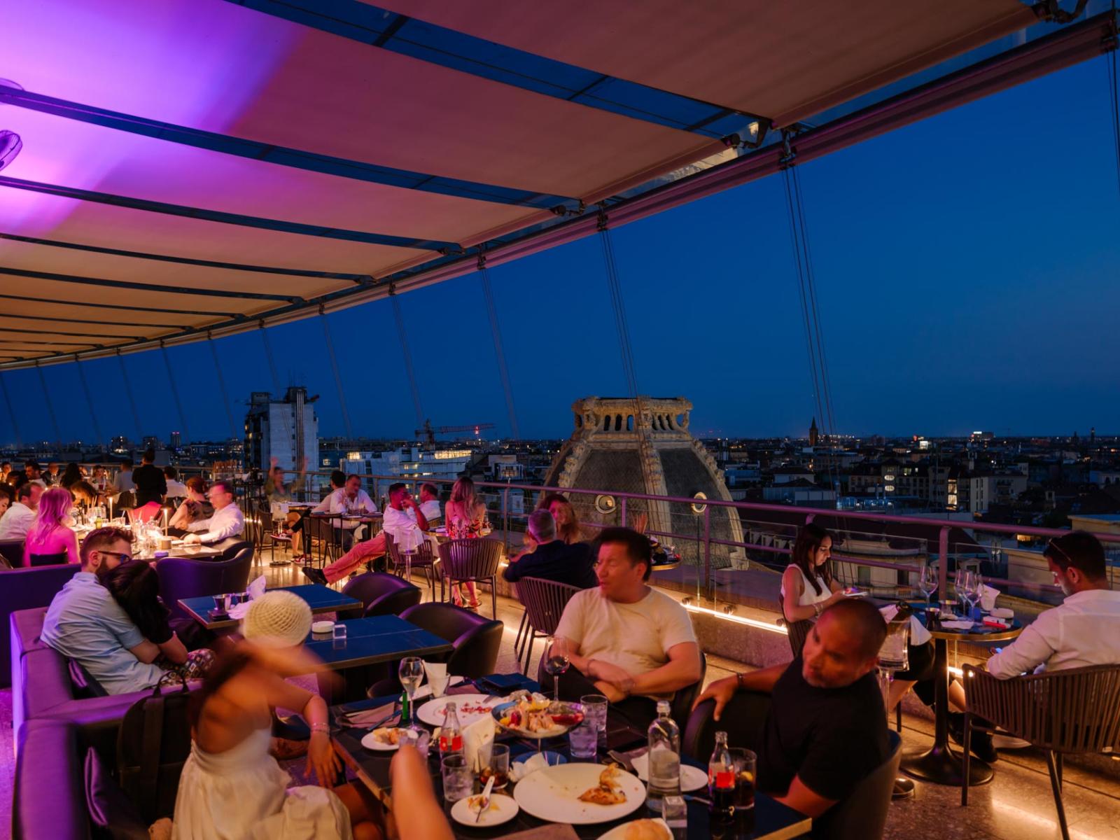 The Square Milano Duomo The Roof at night