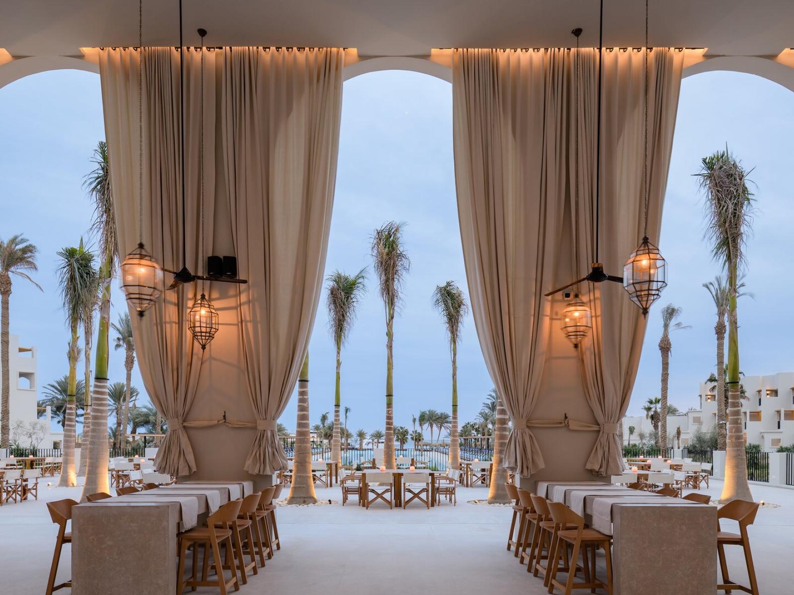 Serry Beach Resort Dining Sofra Food Hall Indoor Outdoor Beach