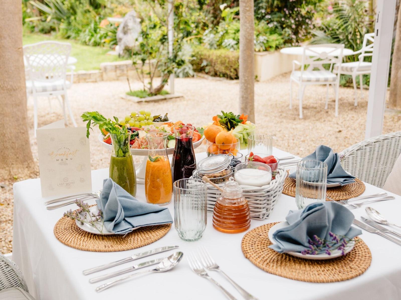 Last Word Constantia Breakfast in Conservatory