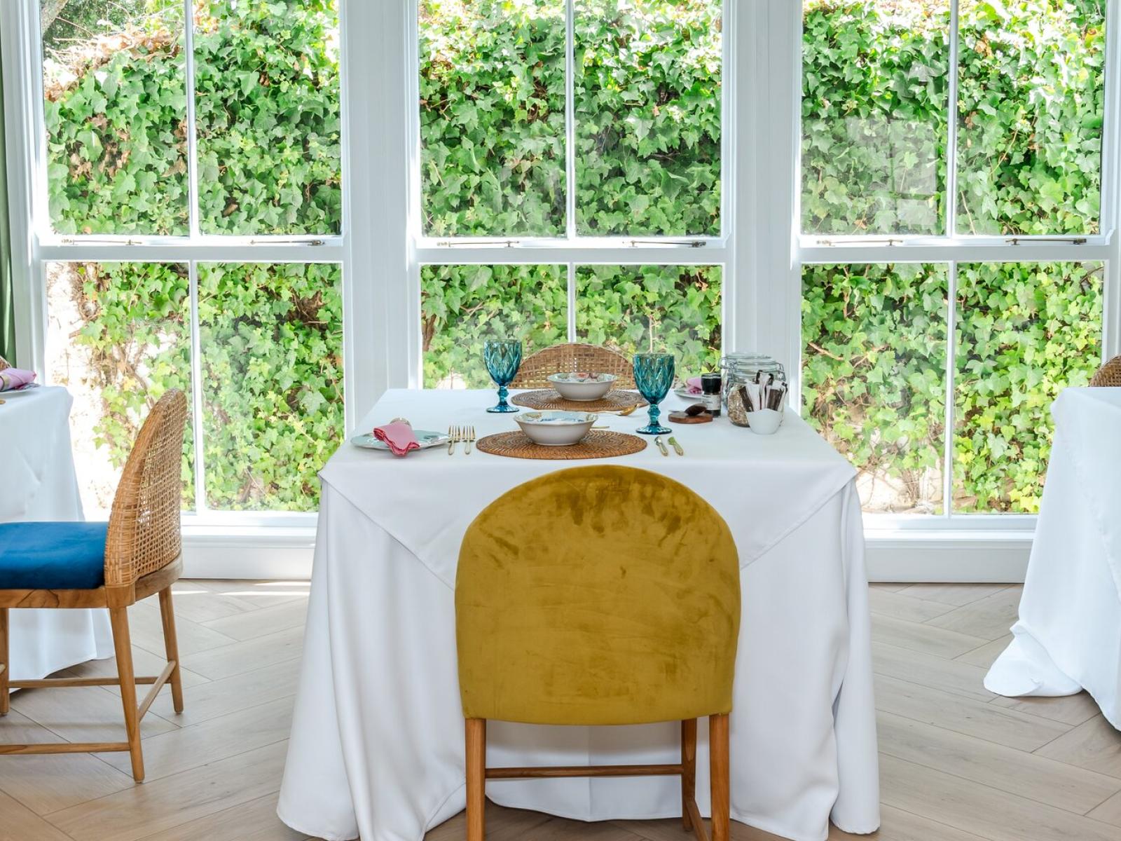 Last Word Franschhoek Dining Area by Window