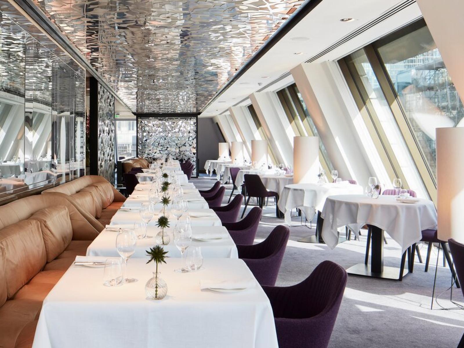 South Place Hotel Angler Restaurant Dining Table