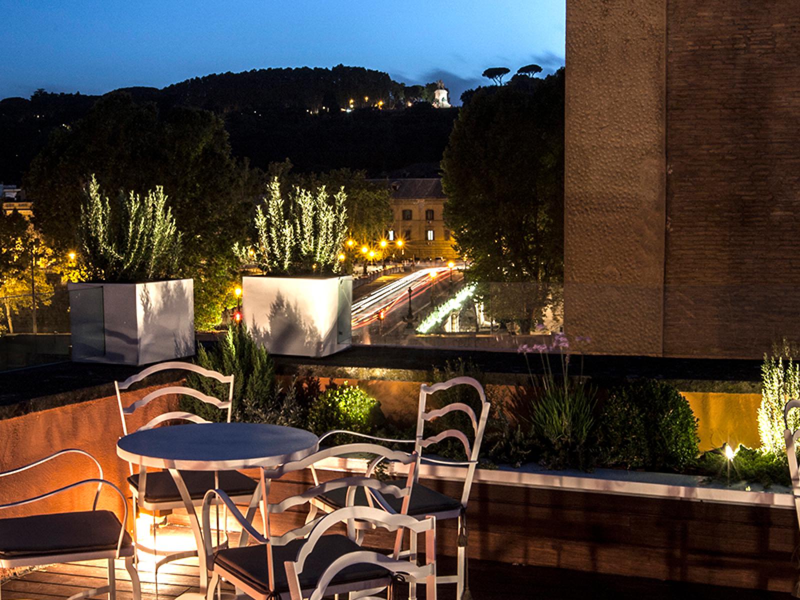 DOM hotel rooftop dining