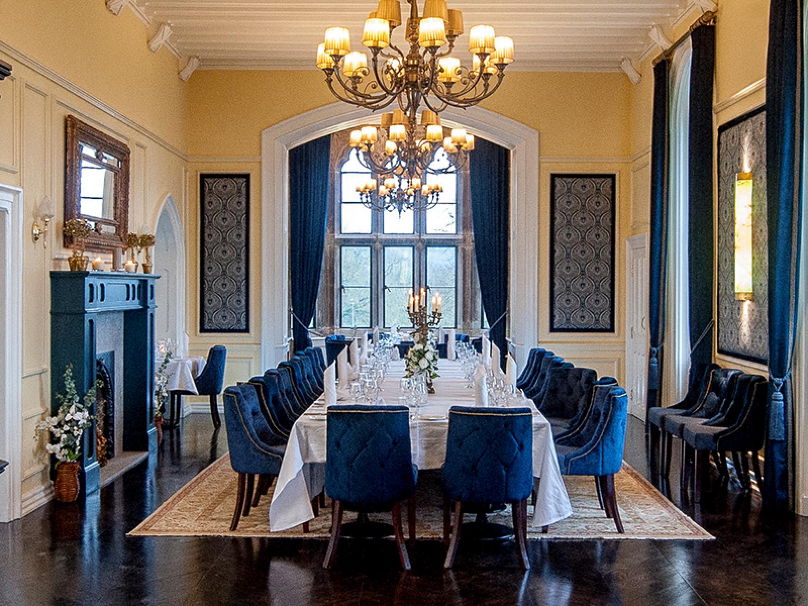 Kilkea Castle dining