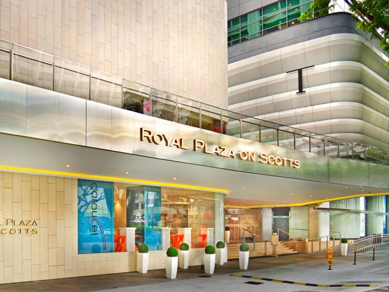 Royal Plaza on Scotts New Facade