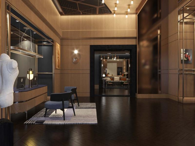 lobby and front desk