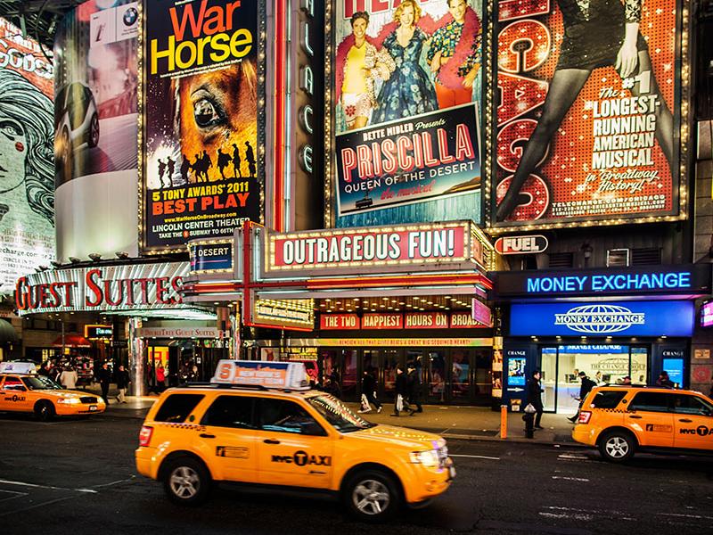 Enjoy a Broadway show while in New York.
