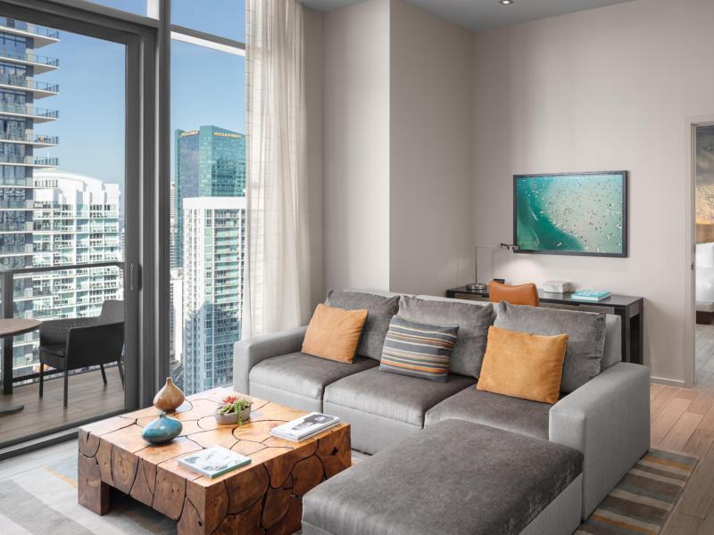 One Bedroom Suite Living Area