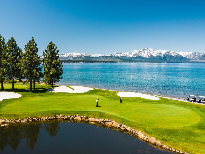 Edgewood Tahoe Resort Golf Course on Lake Tahoe