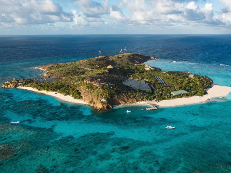 Necker Island Aerial