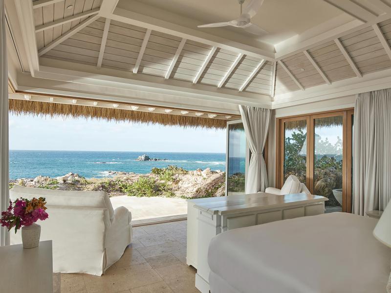 Headland House Master Suite and view of beach