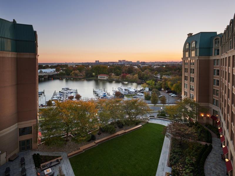 Courtyard Aerial Shot