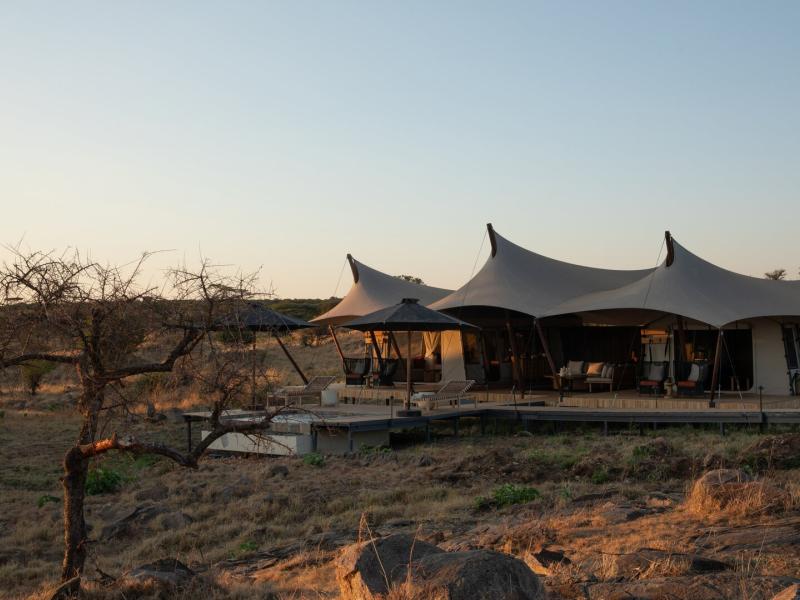 Family Suite Tent Exterior Far Shot