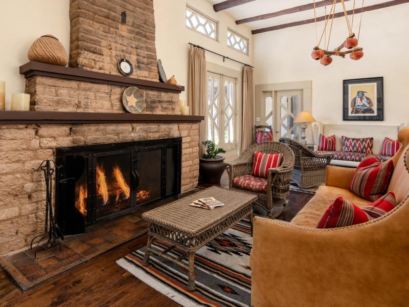 The Organization House Fireplace