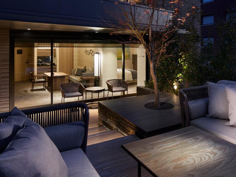 Garden Suite View to Interior from Terrace