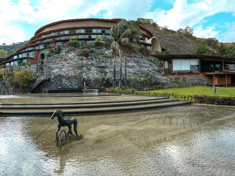 Exterior View Of El Santuario Resort & Spa on Quartz Mountain