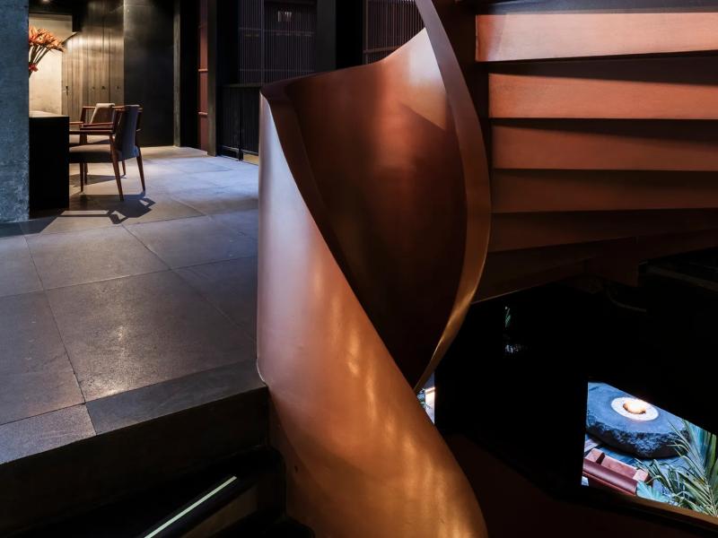 Lobby Spiral Staircase