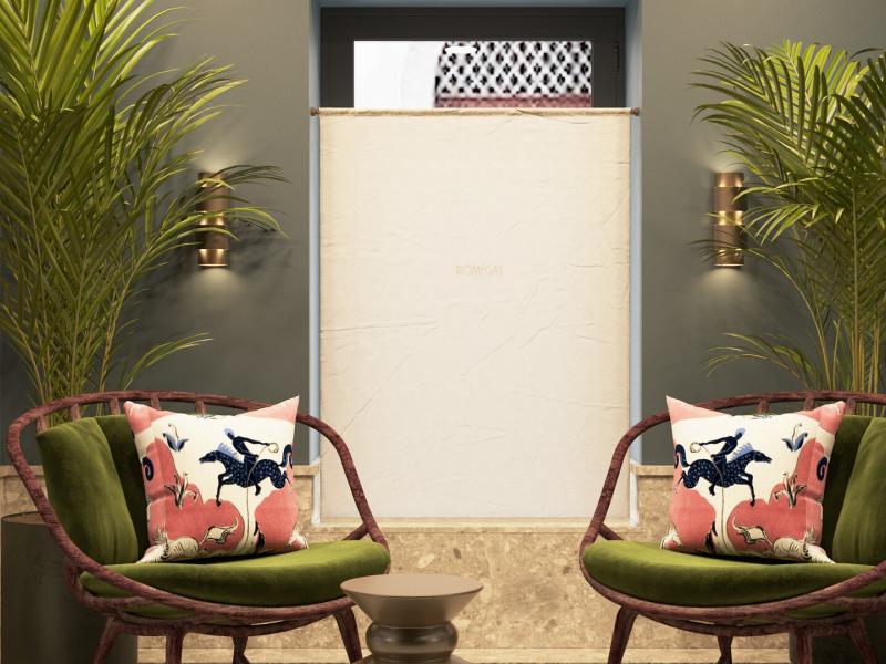 Lobby Front Desk Seating Area