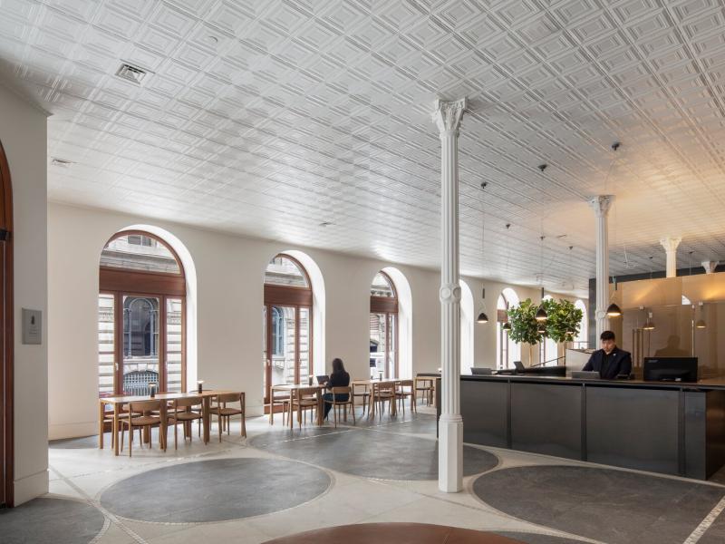 Lobby Reception and Dining Tables