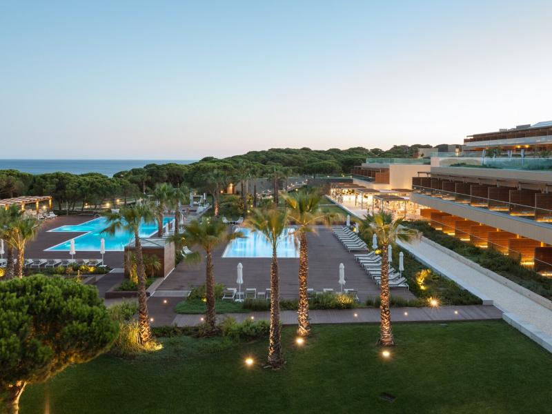 Exterior View and Pools