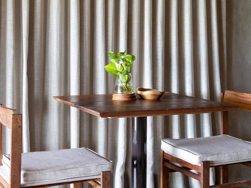 Rooftop Bungalow Indoor Seating or Dining Area