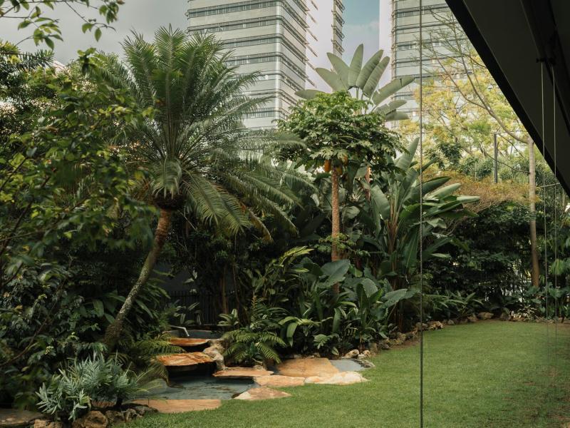 Garden with Fountain