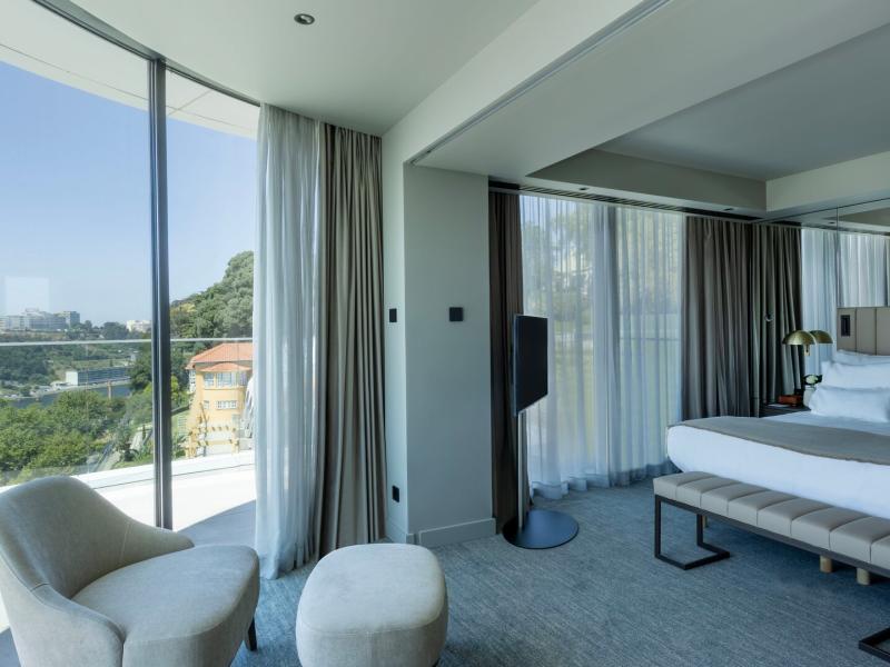 Rooftop Suite Bedroom and View