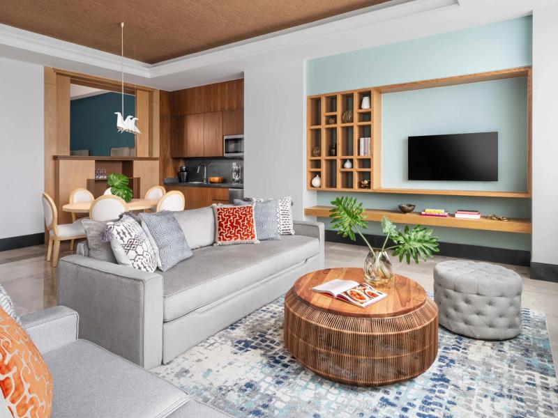 Two-Bedroom Suite Living Space Overview