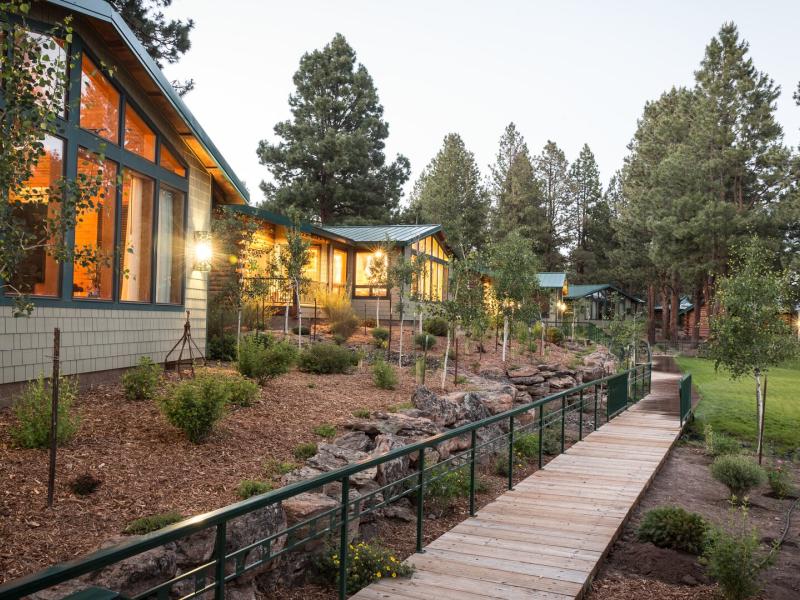 Exterior Closeup View with Board Walkway
