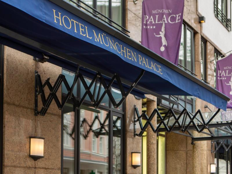 Facade with Hotel Name on Canopy