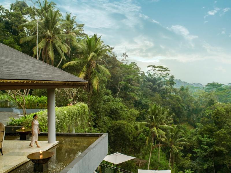 Lobby with View of Surrounding Tropical Rainforest Landscape