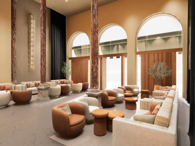 Lobby Entrance and Seating