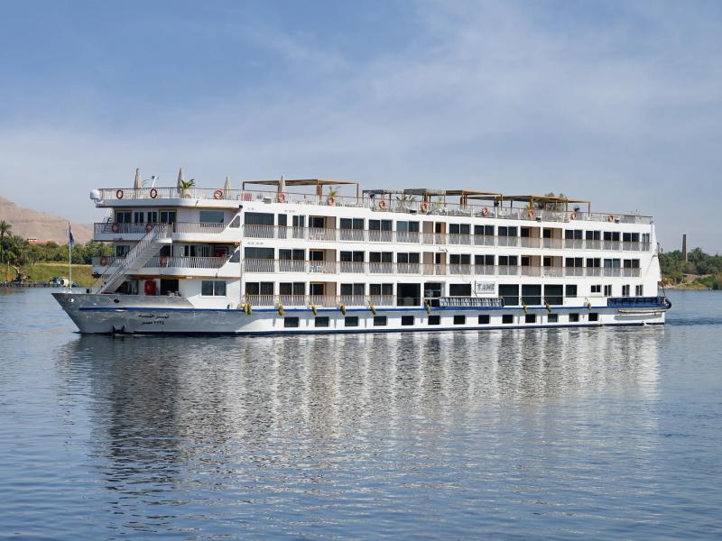 Discover the ultimate river cruising experience aboard Mazaj M/S Tamr, multi-deck vessel featuring spacious accommodations, panoramic views, and luxurious amenities for an unforgettable journey.