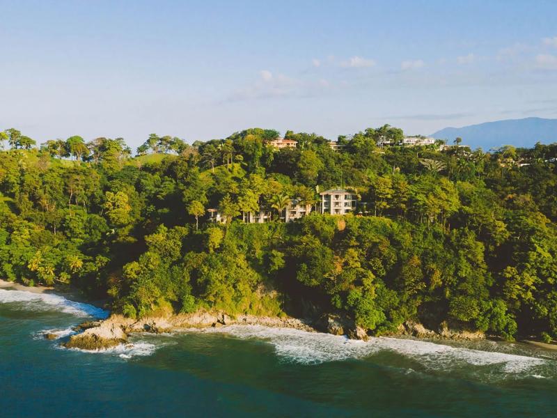 Exterior view off the coast.