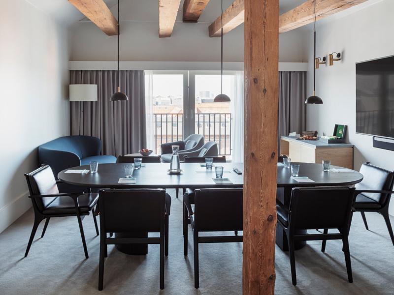 Conference suite meeting table