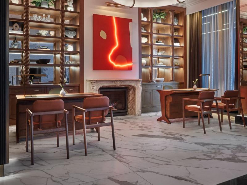 Front desk and lobby