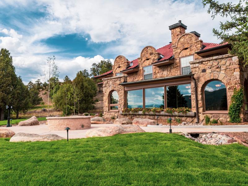 Vermejo, a Ted Turner Reserve House Exterior with Firepit