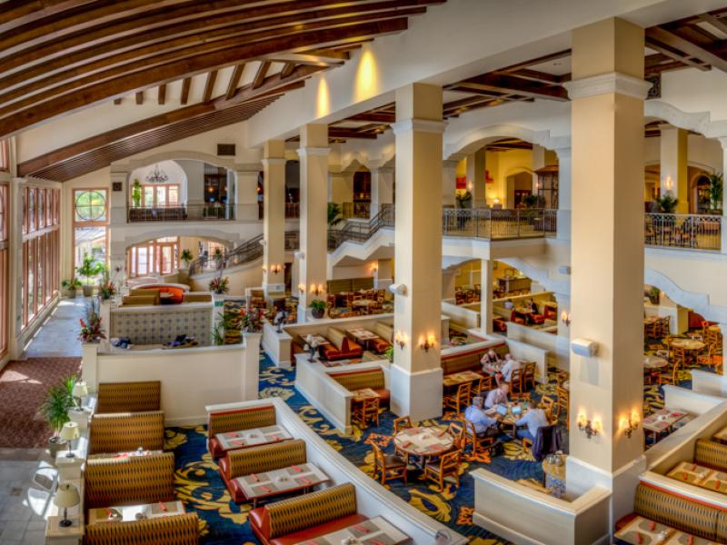 Overview of Lobby and Restaurant