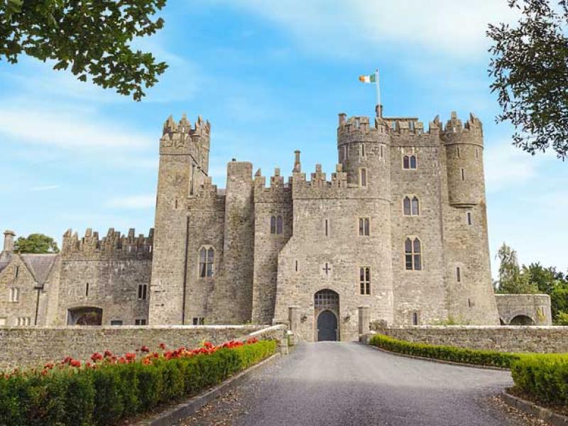 Kilkea Castle Entrance